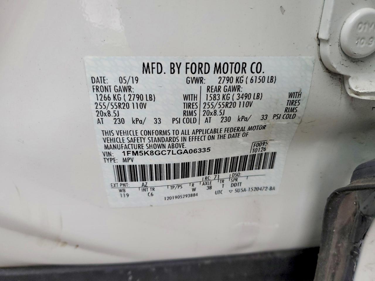 2020 FORD EXPLORER ST photo 13