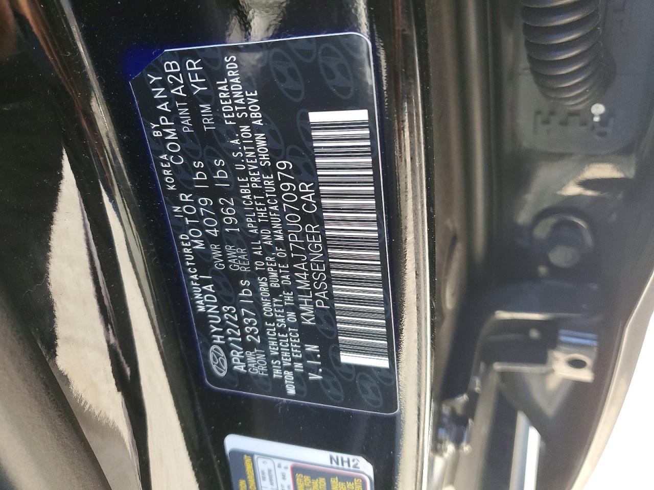 2023 HYUNDAI ELANTRA BLUE photo 23
