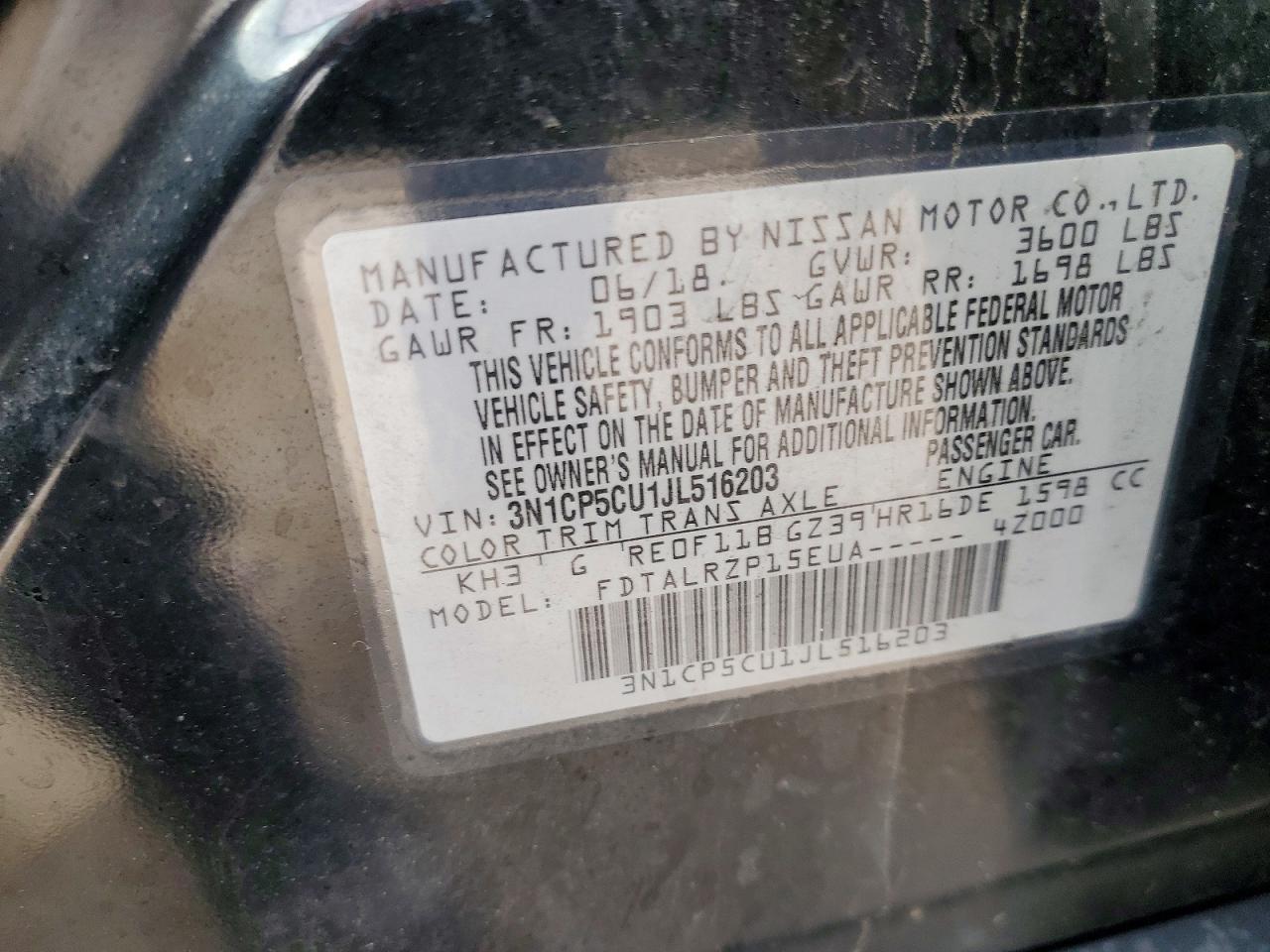 2018 NISSAN KICKS S photo 12