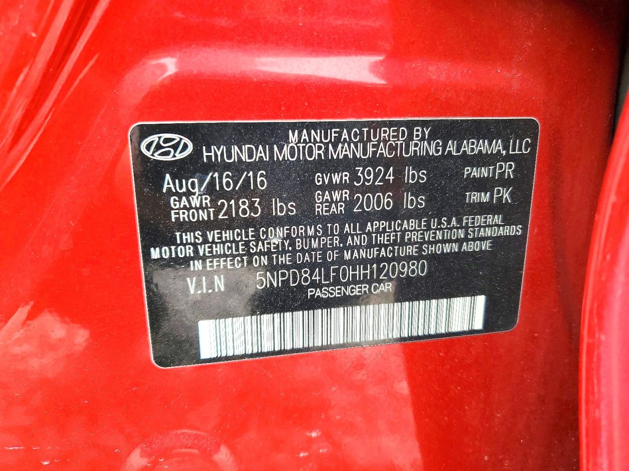 2017 HYUNDAI ELANTRA SE photo 23