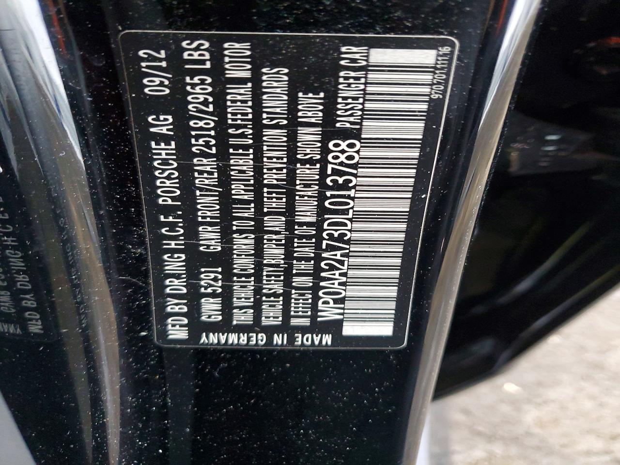 2013 PORSCHE PANAMERA 2 photo 23