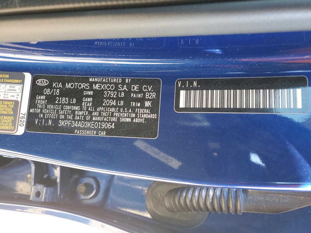 2019 KIA FORTE S photo 23
