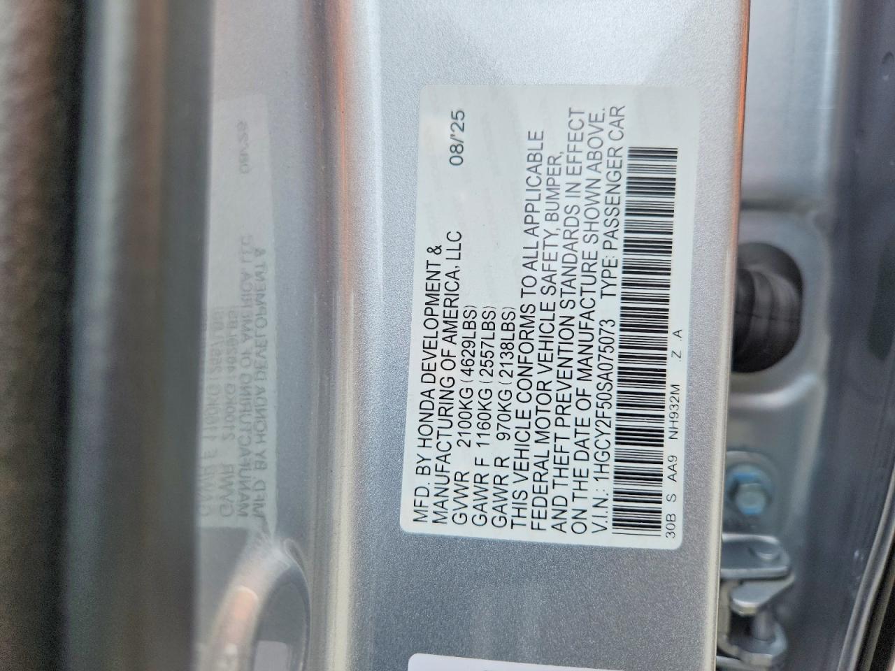 2025 HONDA ACCORD HYBRID SPORT photo 23