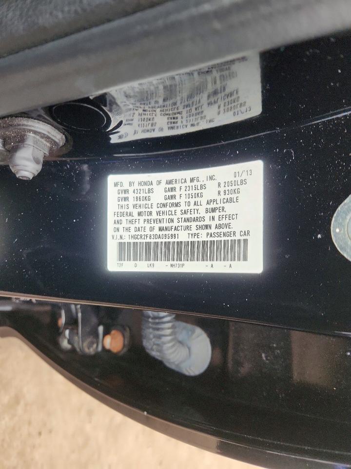 2013 HONDA ACCORD EXL photo 12