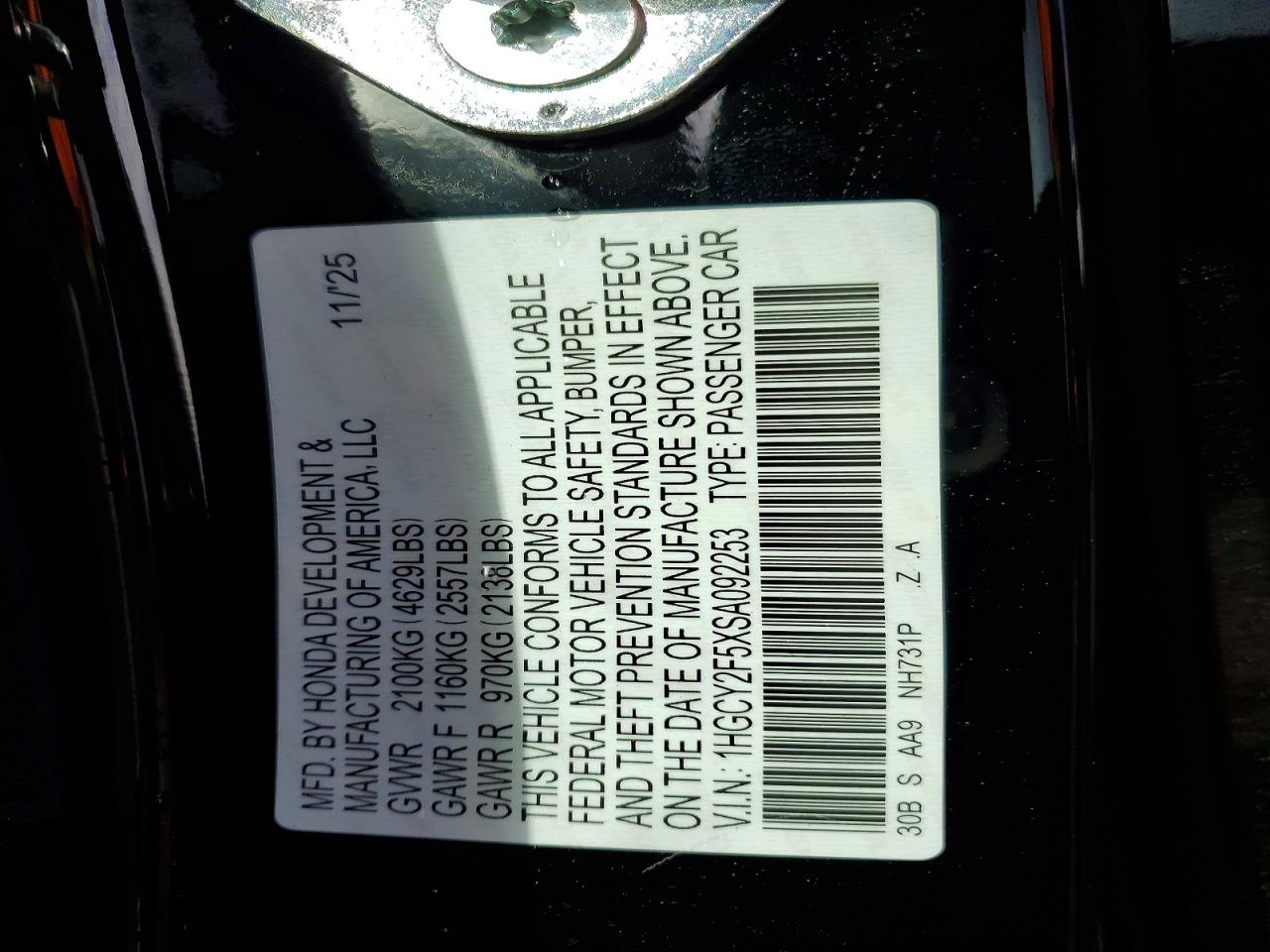 2025 HONDA ACCORD HYBRID SPORT photo 12
