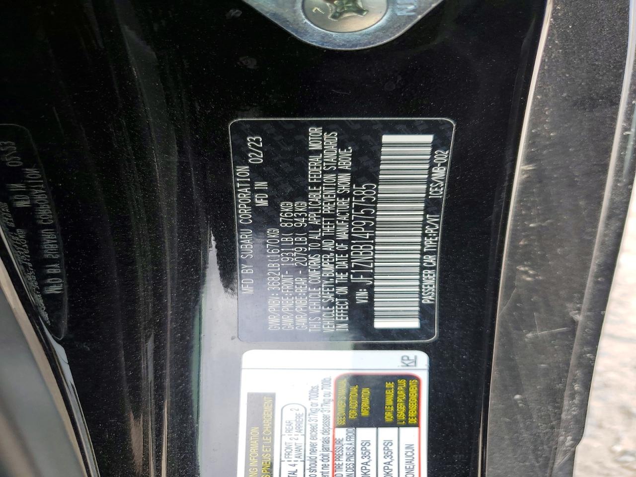 2023 TOYOTA GR 86 photo 12