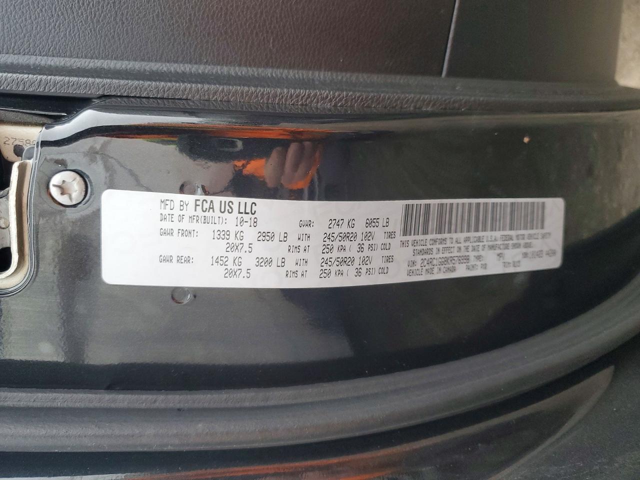 2019 CHRYSLER PACIFICA LIMITED photo 37