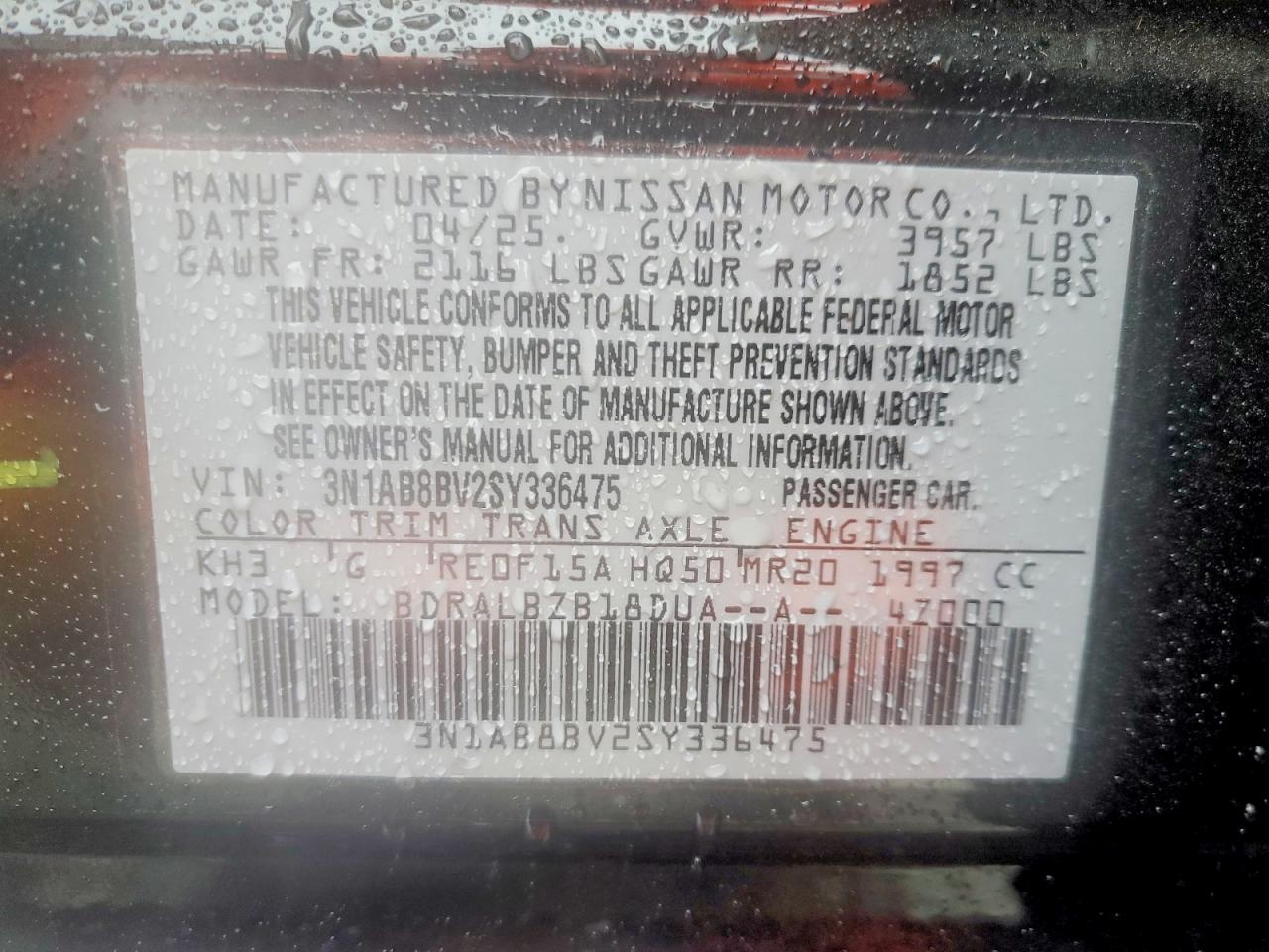 2025 NISSAN SENTRA S photo 25