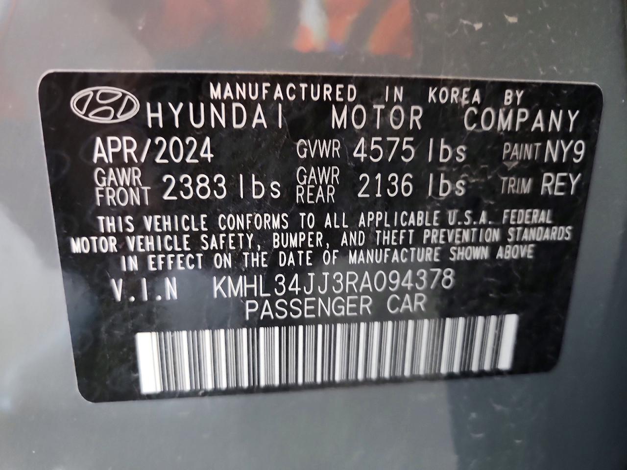 2024 HYUNDAI SONATA SEL photo 13
