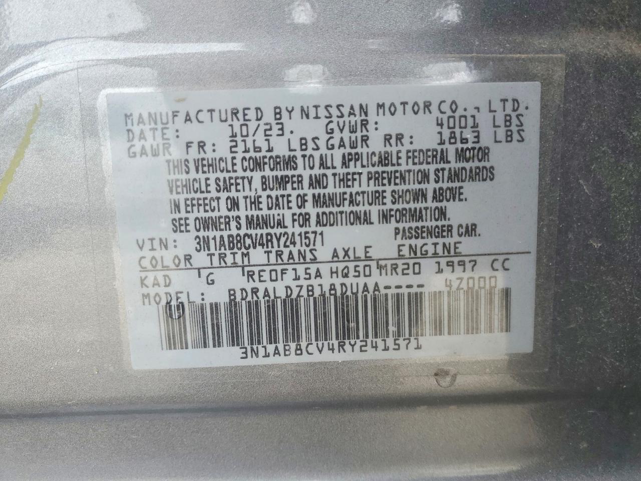 2024 NISSAN SENTRA SV photo 23