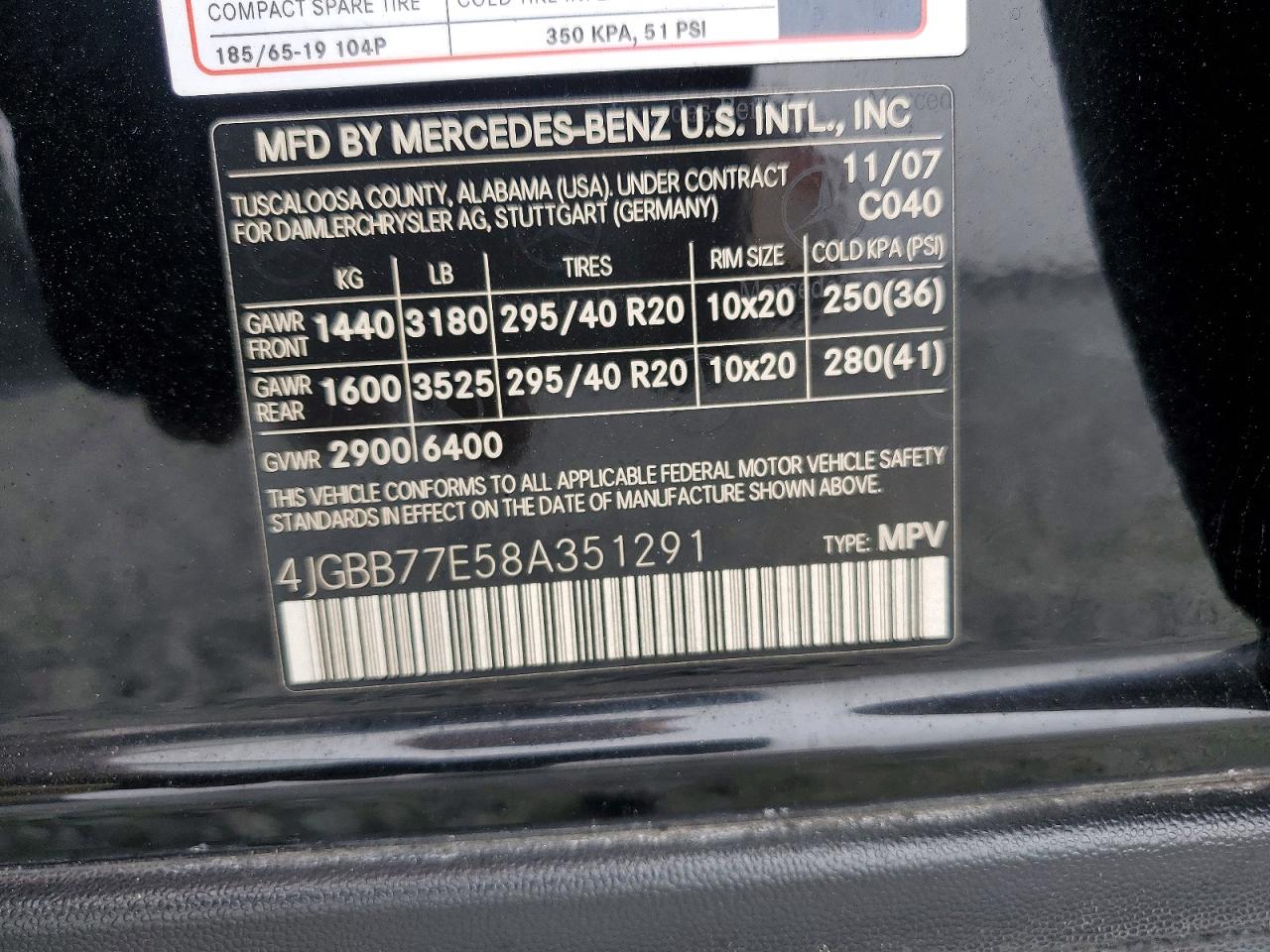 2008 MERCEDES-BENZ ML 63 AMG photo 25