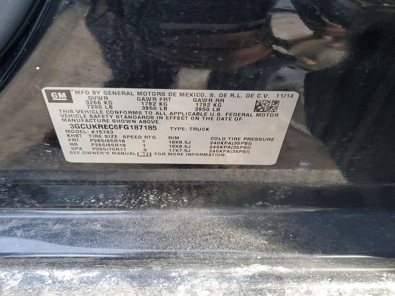 2015 CHEVROLET SILVERADO K1500 LT photo 12