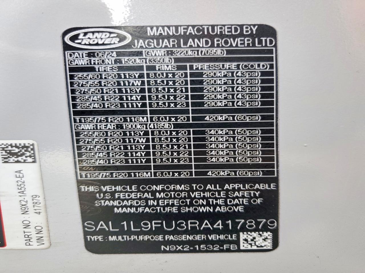 2024 LAND ROVER RANGE ROVER SPORT DYNAMIC SE photo 40