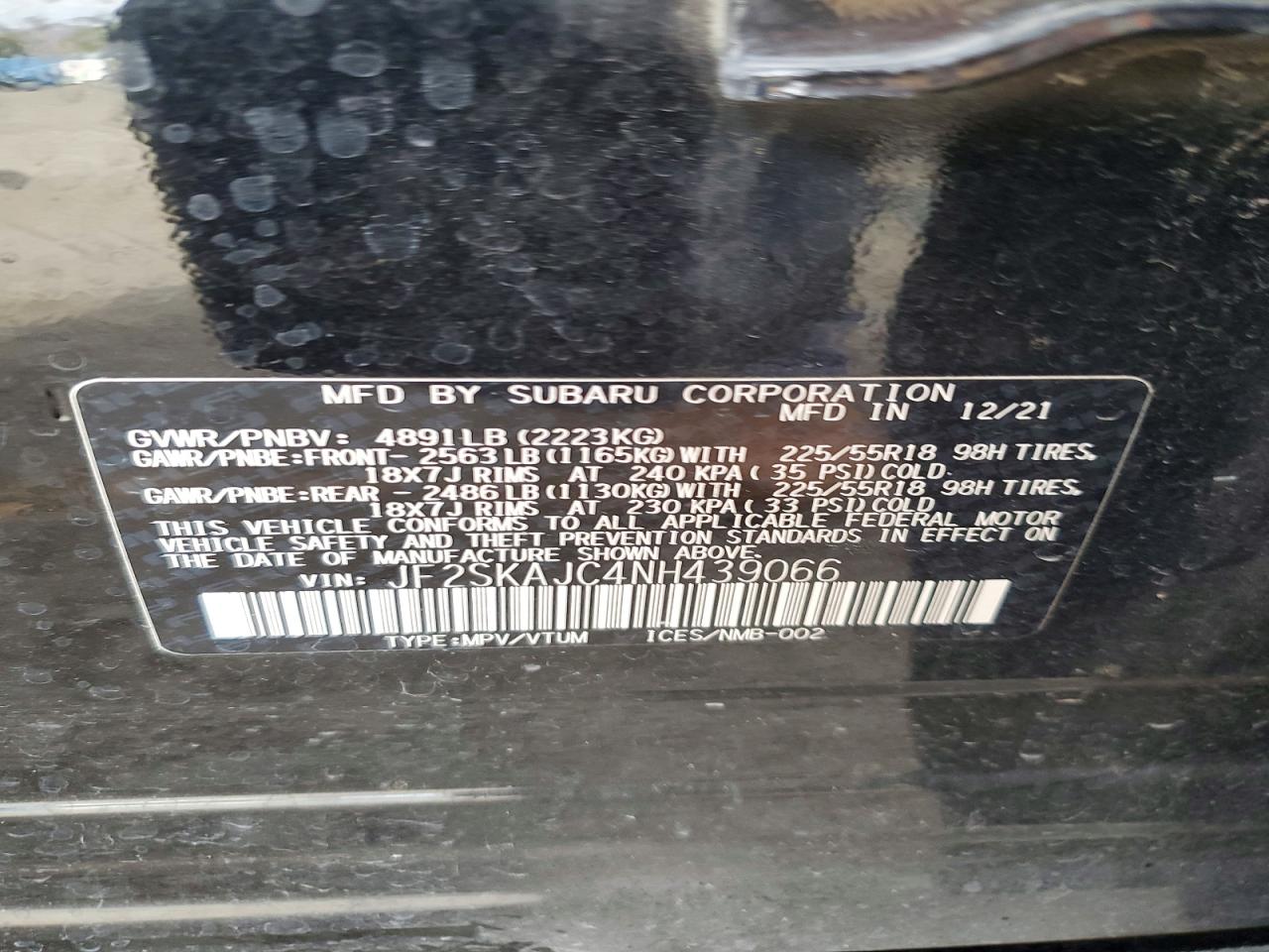 2022 SUBARU FORESTER SPORT photo 25