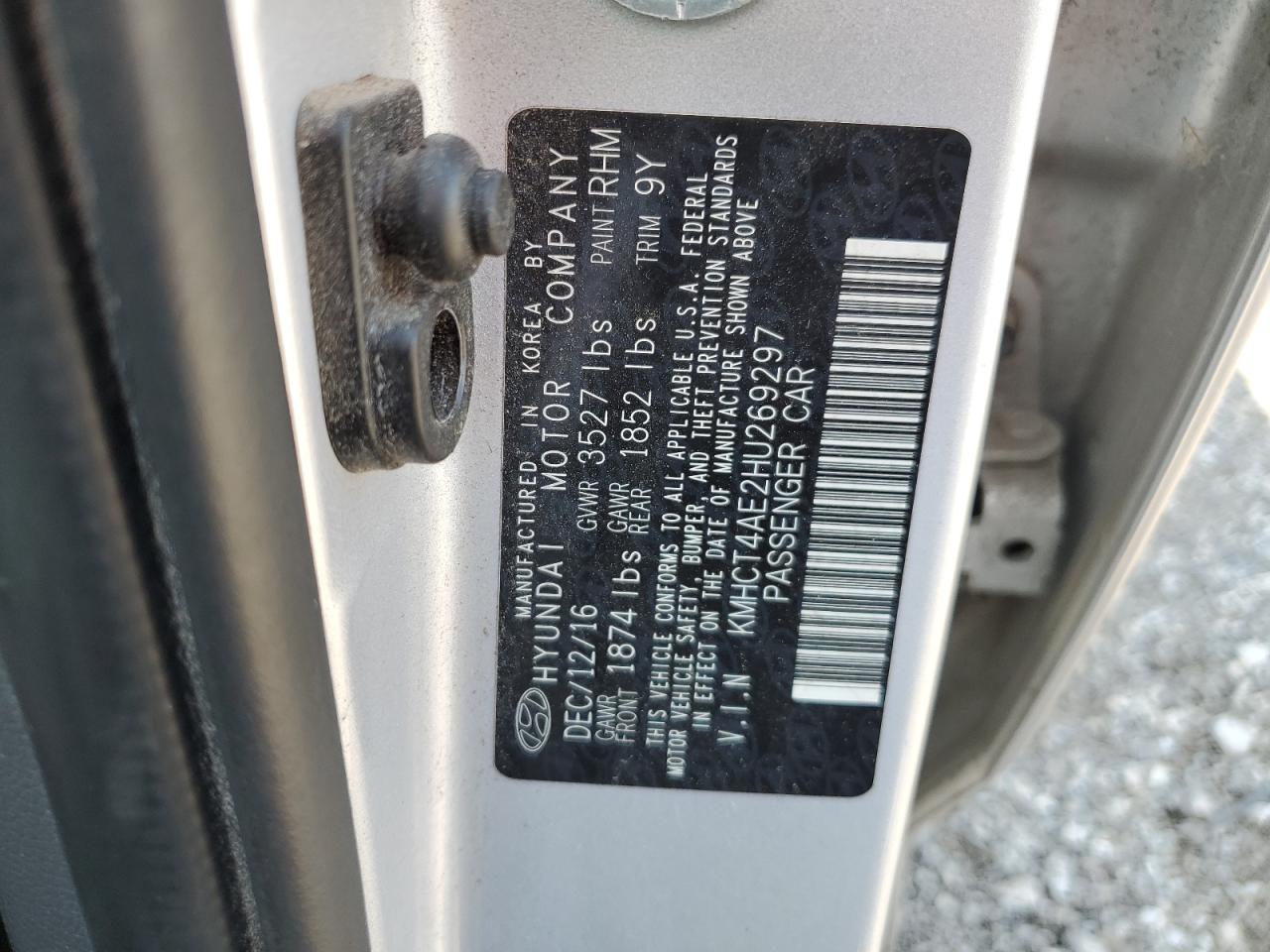 2017 HYUNDAI ACCENT SE photo 12