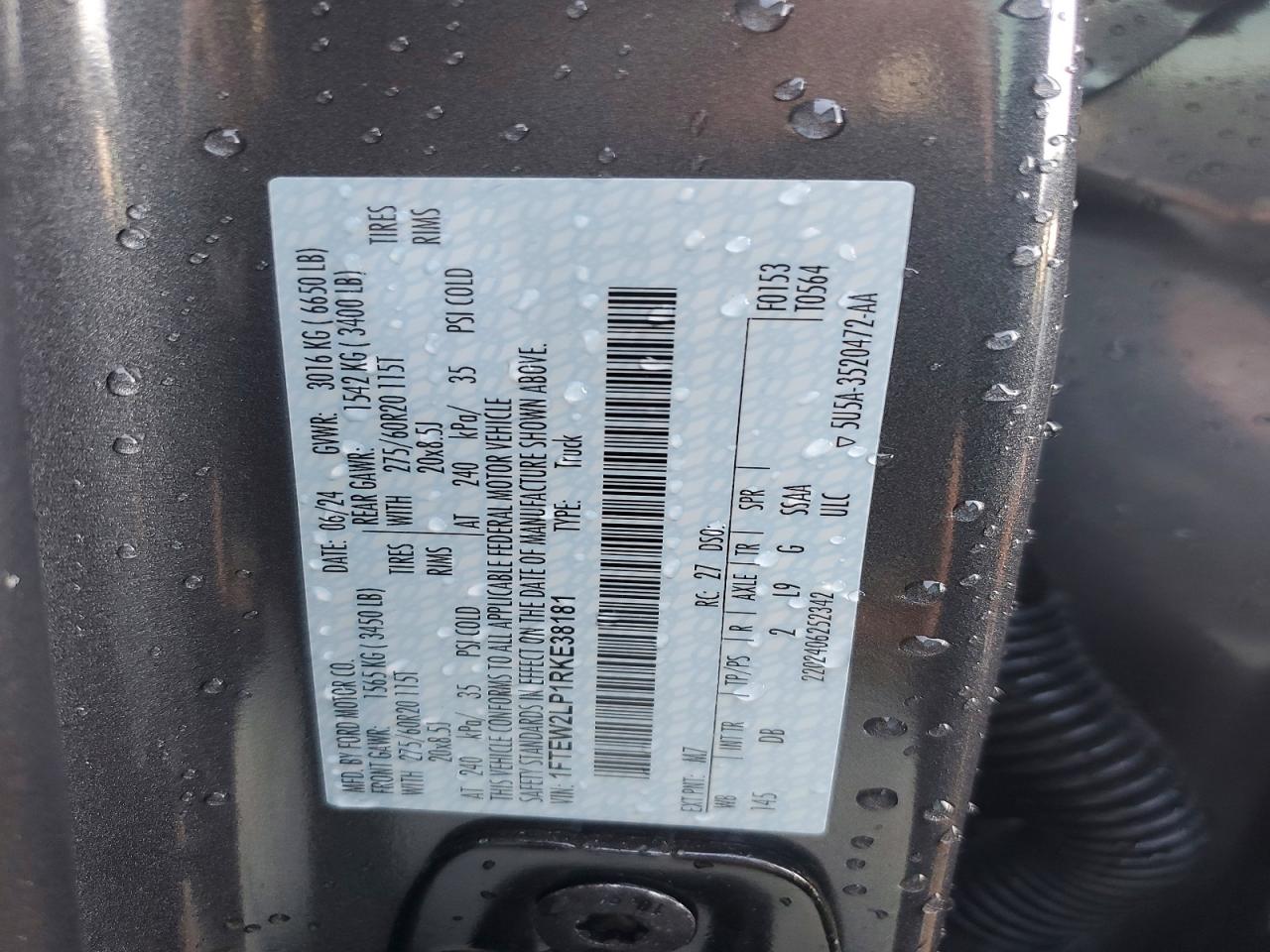 2024 FORD F150 STX photo 12