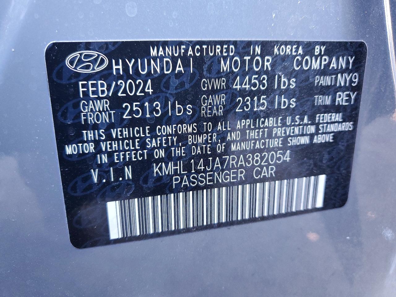 2024 HYUNDAI SONATA SEL photo 23