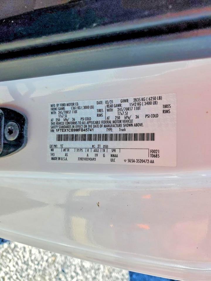 2021 FORD F150 SUPER CAB photo 23