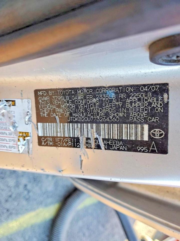 2007 TOYOTA PRIUS TOURING photo 13