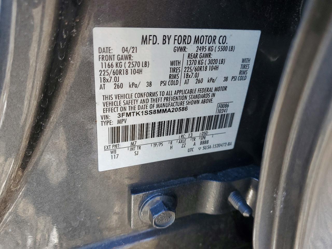 2021 FORD MUSTANG MACH-E SELECT photo 23