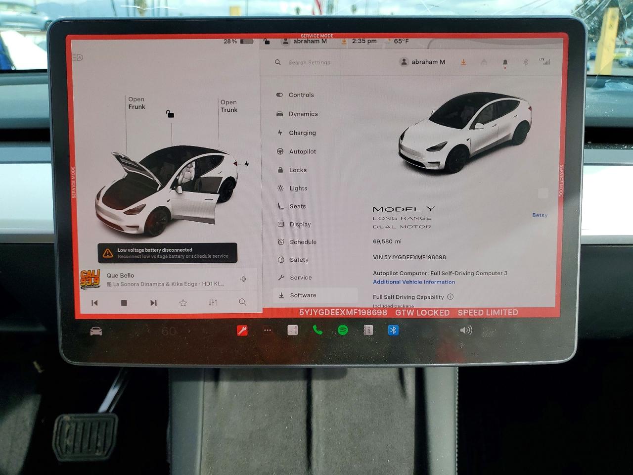 2021 TESLA MODEL Y photo 9