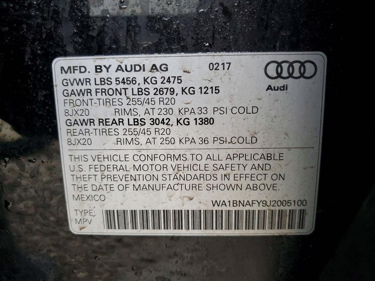 2018 AUDI Q5 PREMIUM PLUS photo 25