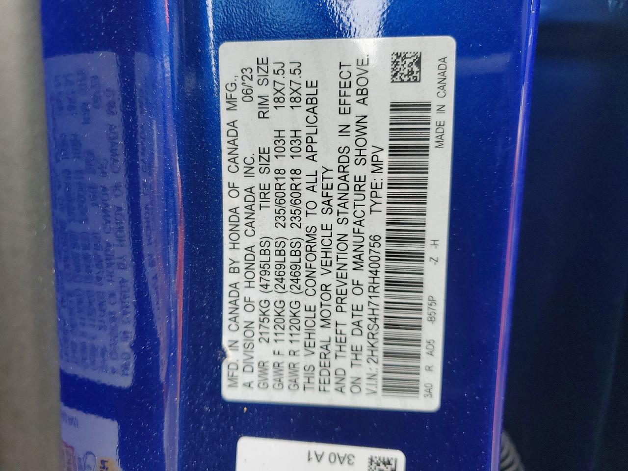 2024 HONDA CR-V EXL photo 13