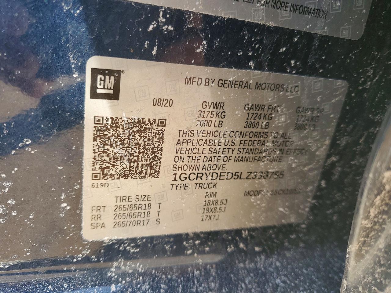 2020 CHEVROLET SILVERADO K1500 LT photo 12