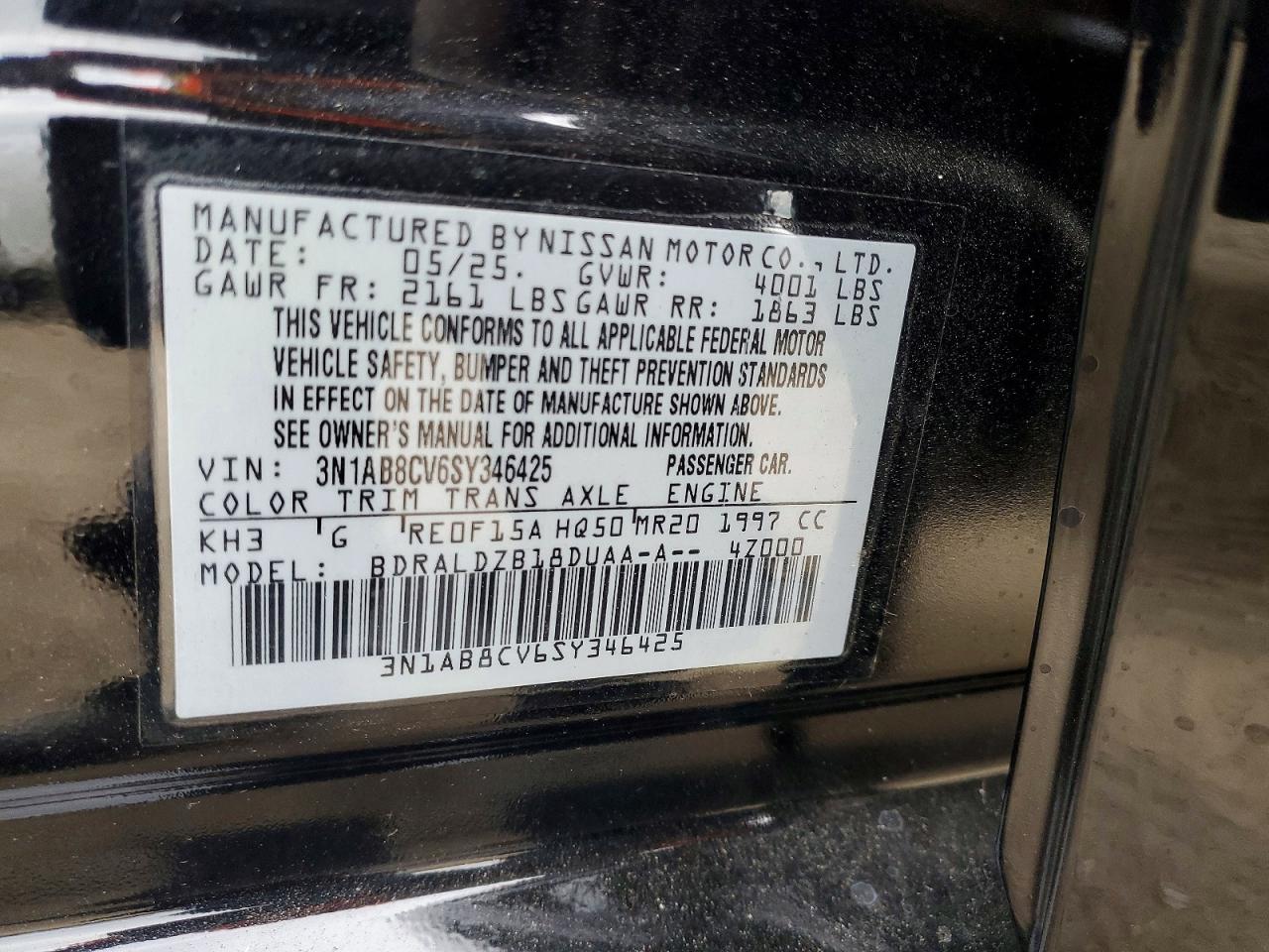 2025 NISSAN SENTRA SV photo 23