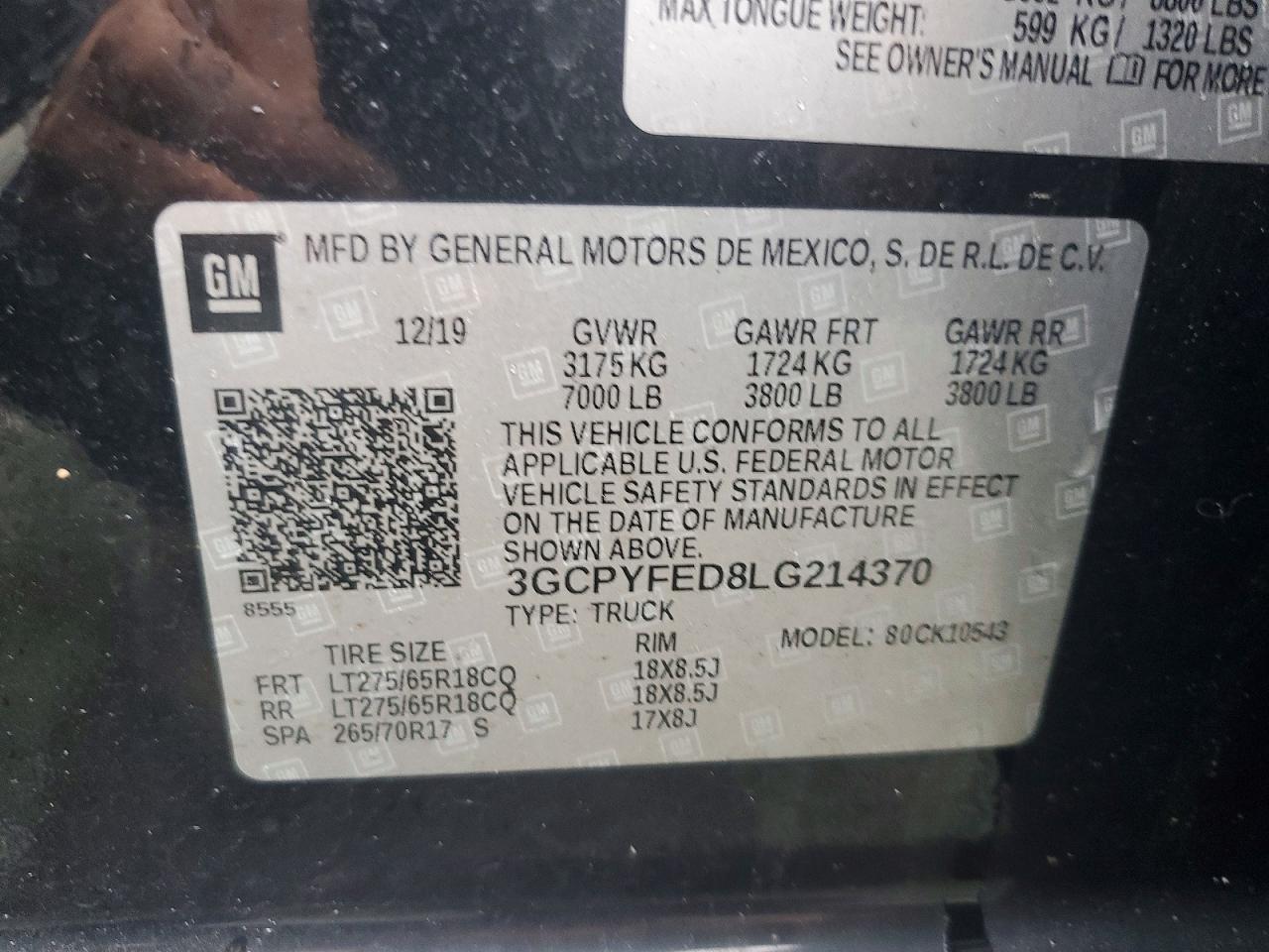 2020 CHEVROLET SILVERADO K1500 LT TRAIL BOSS photo 12