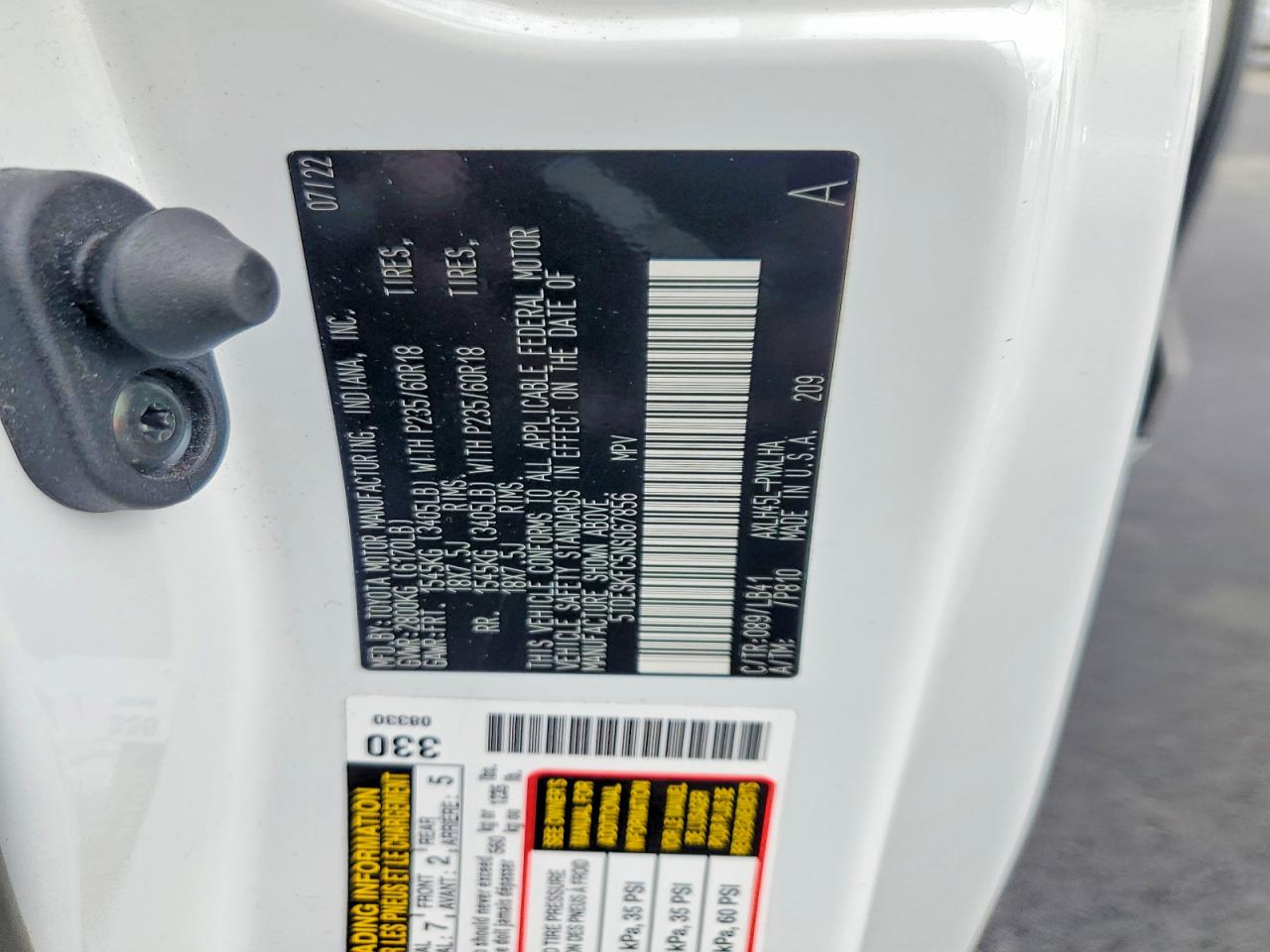 2022 TOYOTA SIENNA photo 13