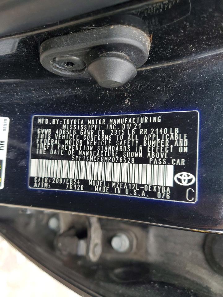 2021 TOYOTA COROLLA XSE APEX photo 12