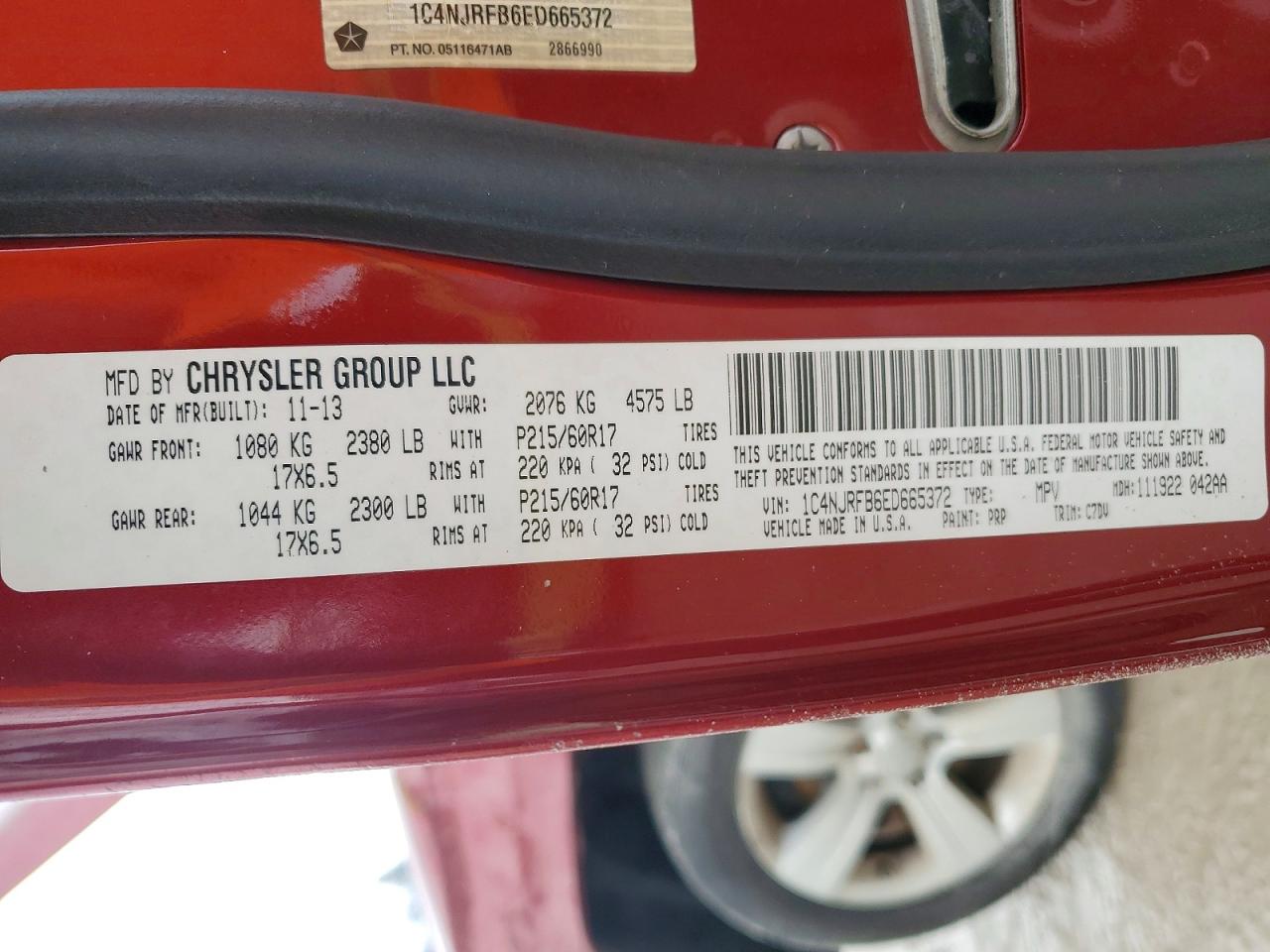 2014 JEEP PATRIOT LATITUDE photo 40
