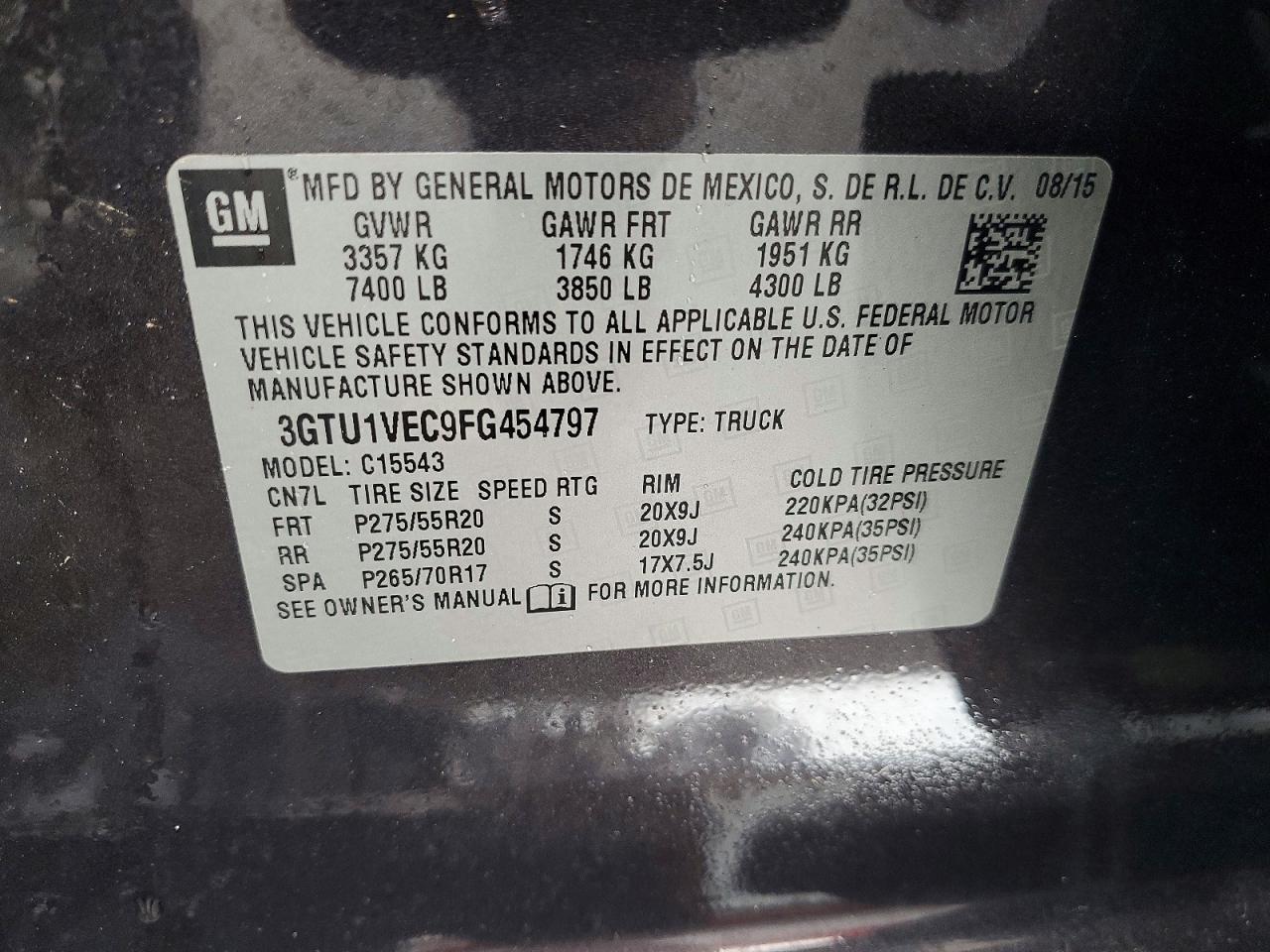 2015 GMC SIERRA C1500 SLT photo 23