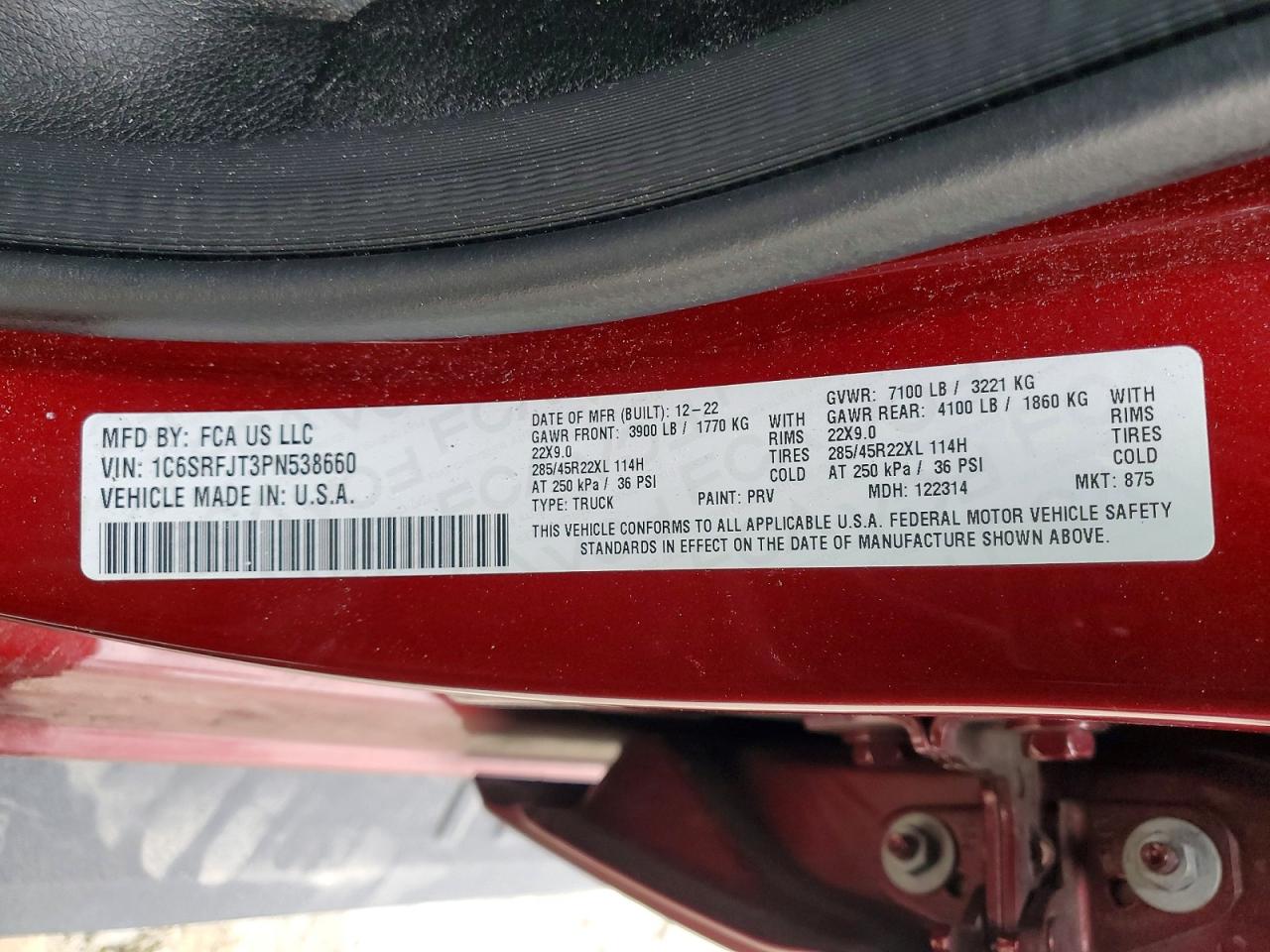 2023 RAM 1500 LARAMIE photo 13