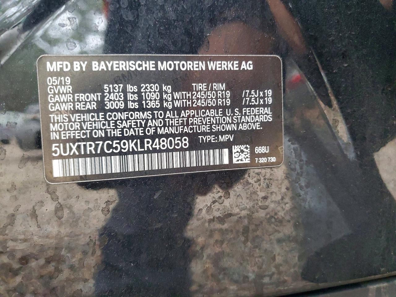 2019 BMW X3 SDRIVE30I photo 25