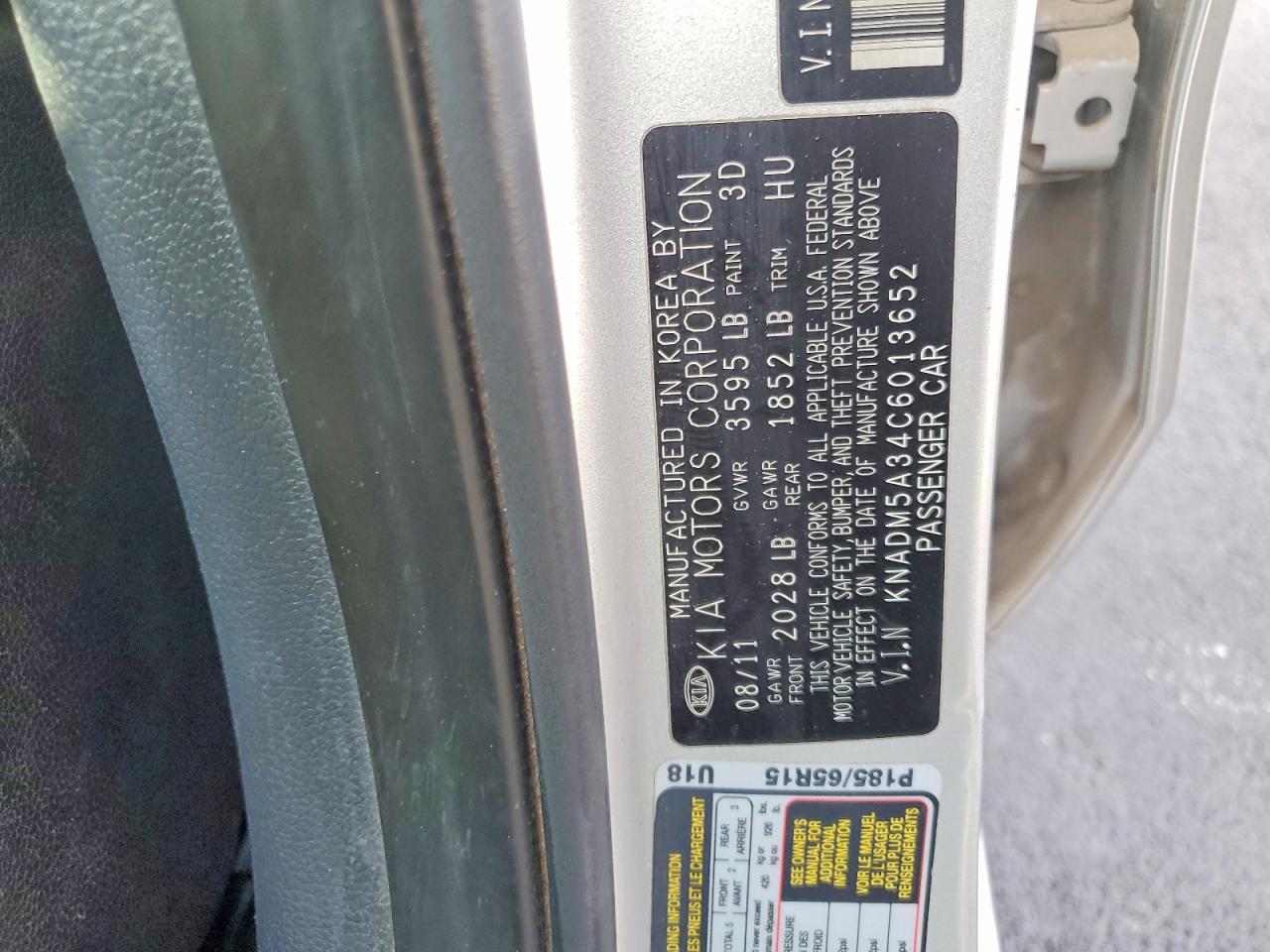 2012 KIA RIO LX photo 23