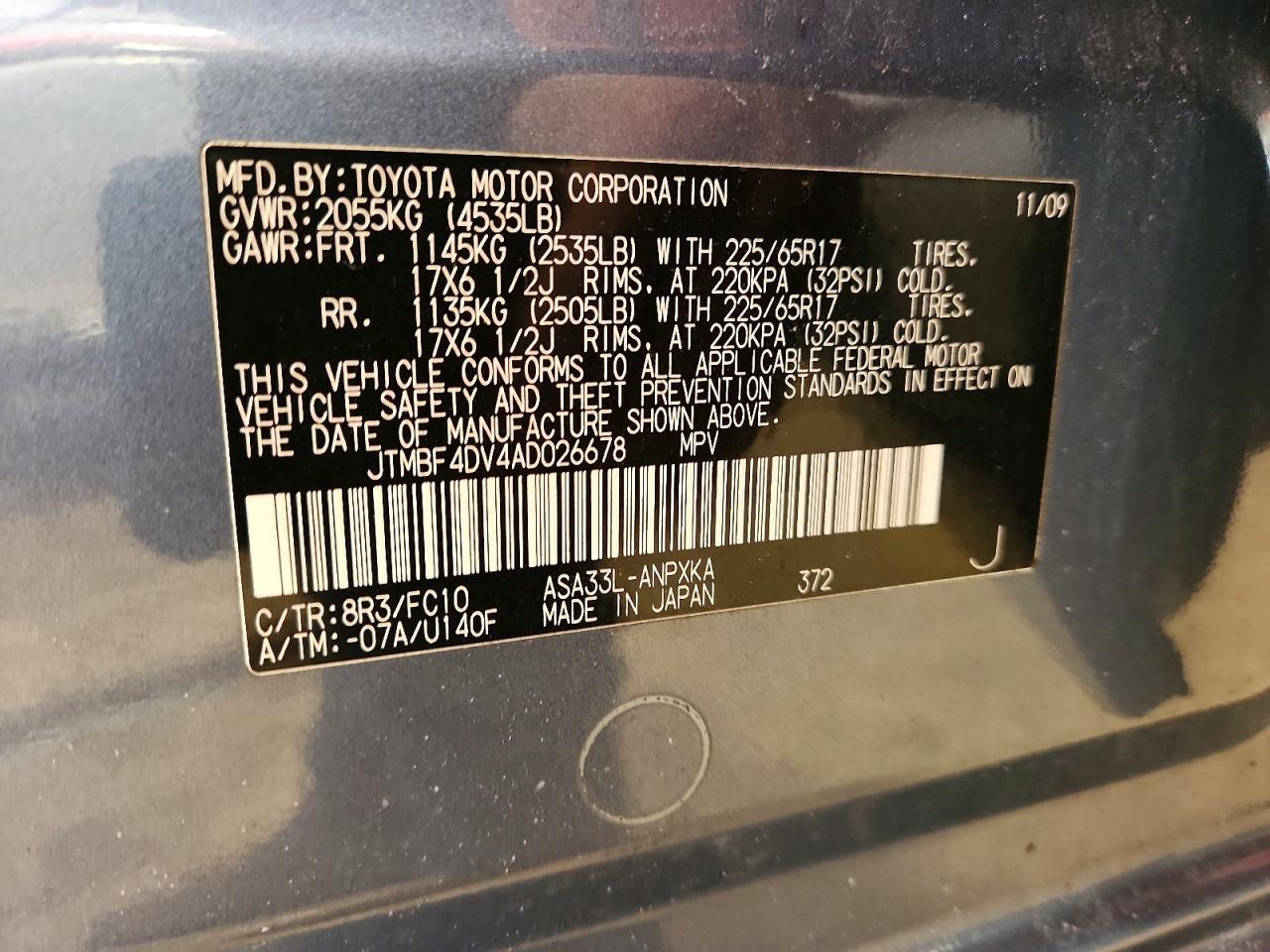 2010 TOYOTA RAV4 photo 23