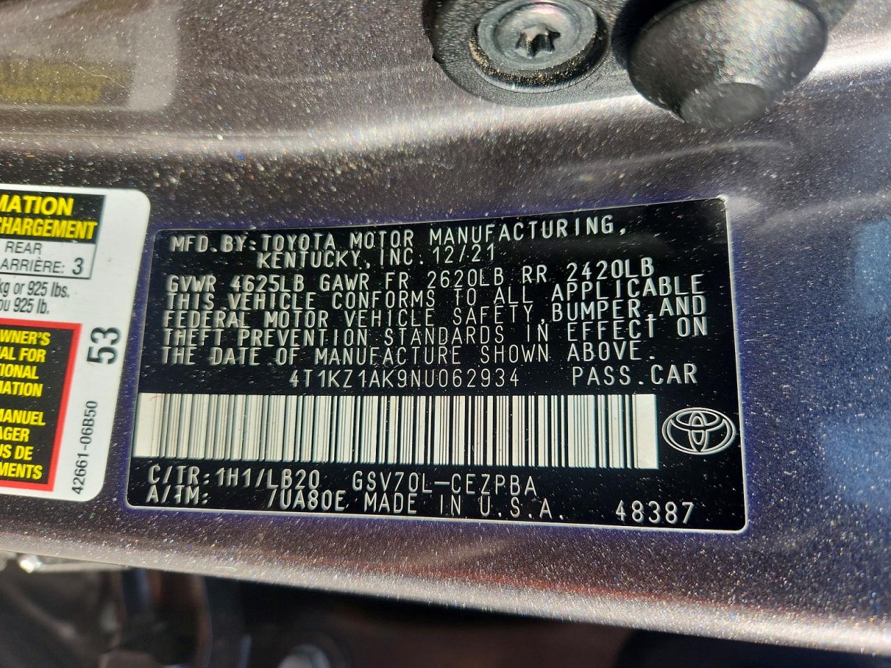 2022 TOYOTA CAMRY TRD photo 25