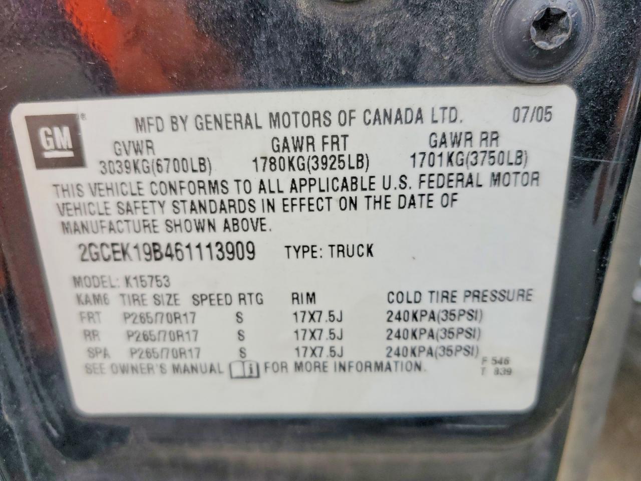 2006 CHEVROLET SILVERADO K1500 photo 23