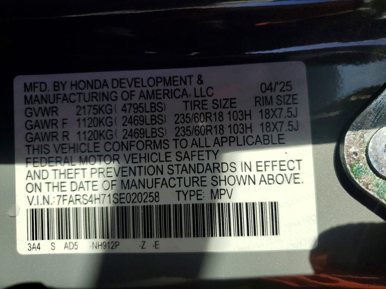 2025 HONDA CR-V EXL photo 14