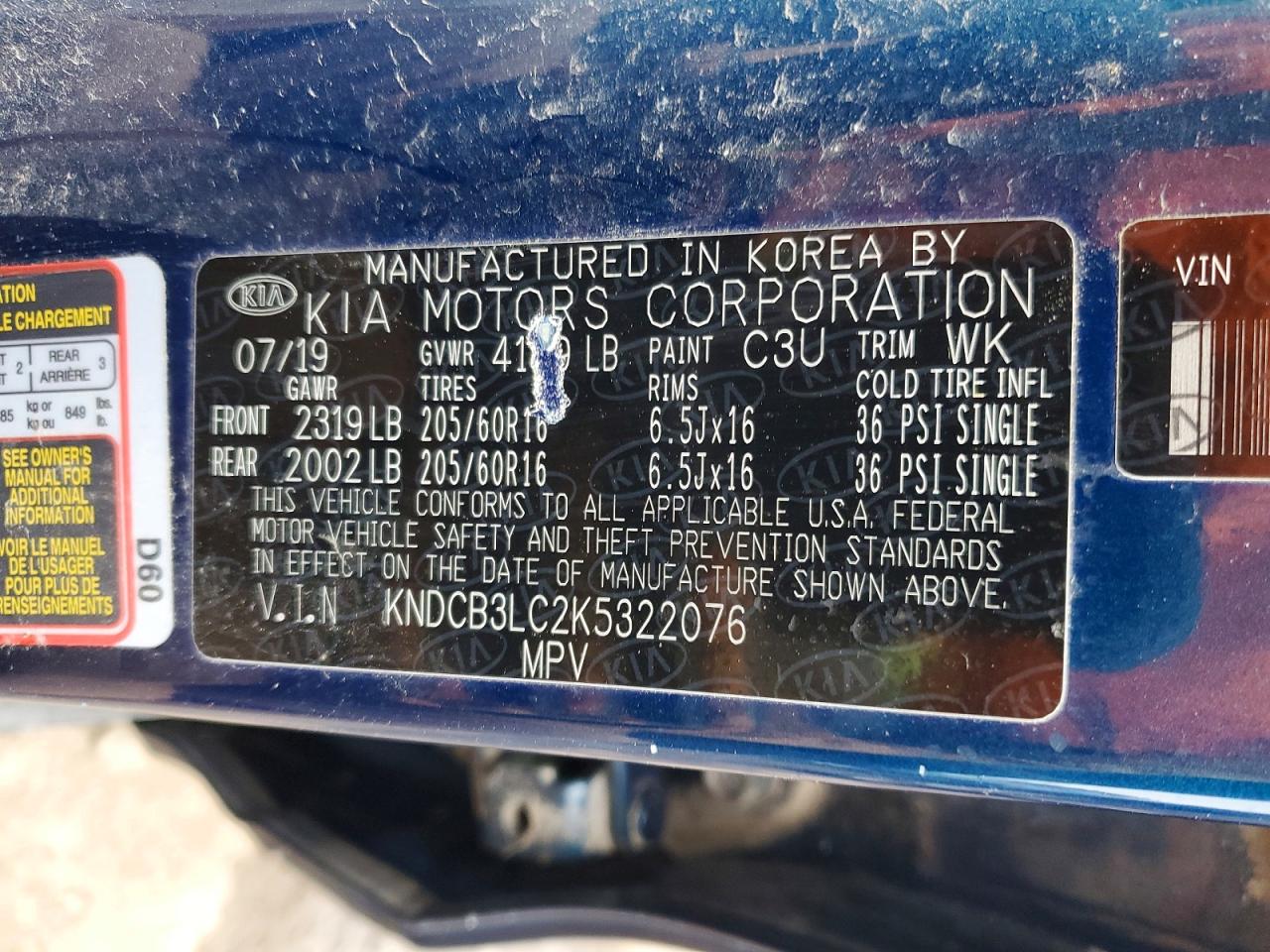 2019 KIA NIRO FE photo 49