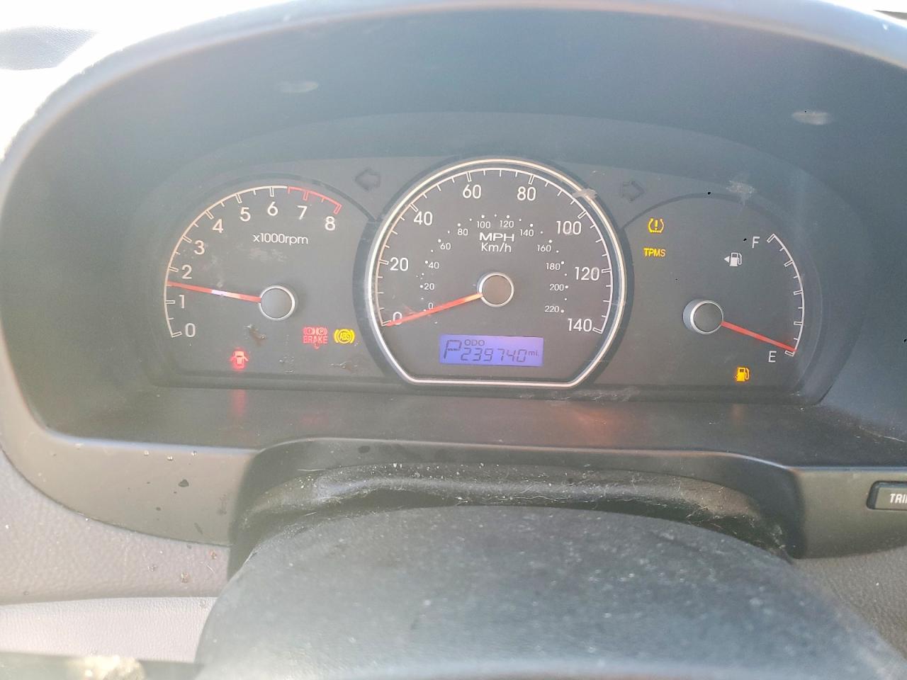 2010 HYUNDAI ELANTRA BLUE photo 9