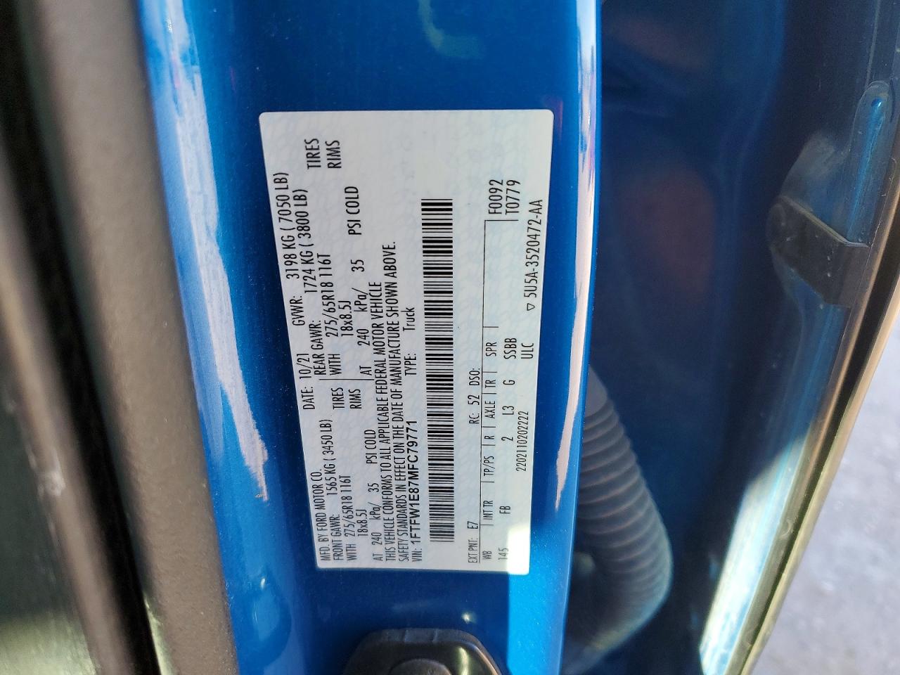 2021 FORD F150 SUPERCREW photo 25