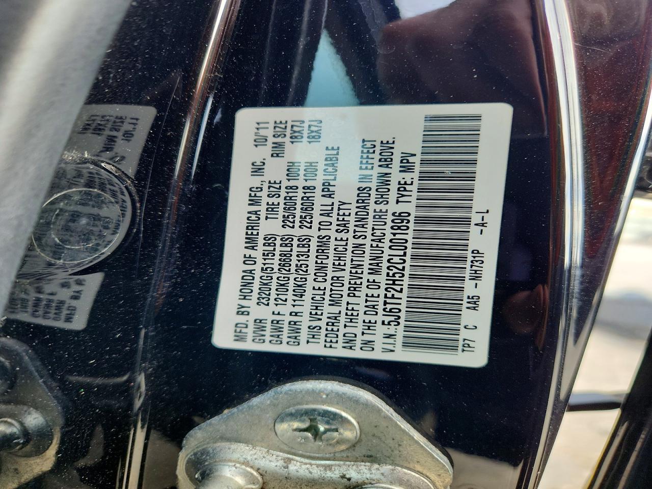 2012 HONDA CROSSTOUR EXL photo 25