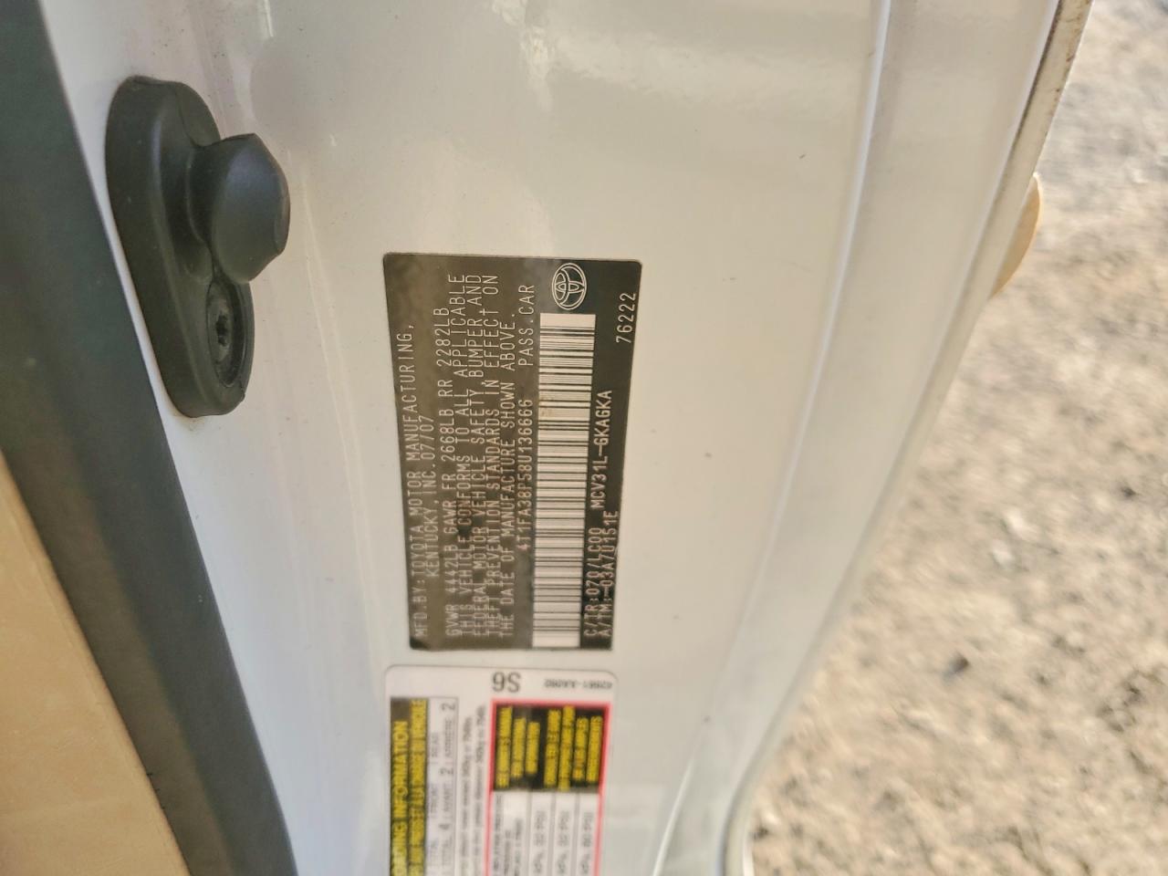 2008 TOYOTA CAMRY SOLARA SE photo 23