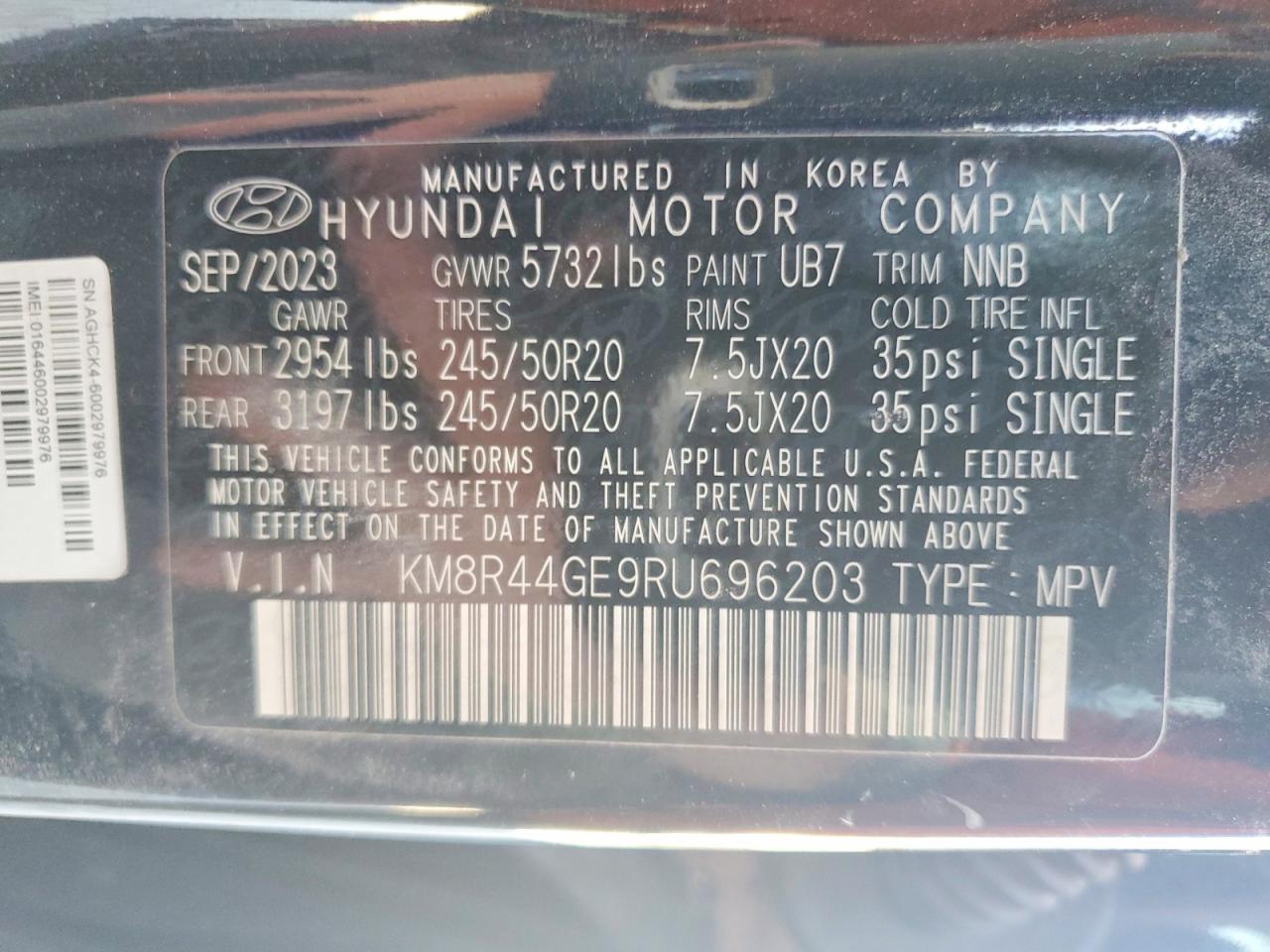 2024 HYUNDAI PALISADE SEL PREMIUM photo 37