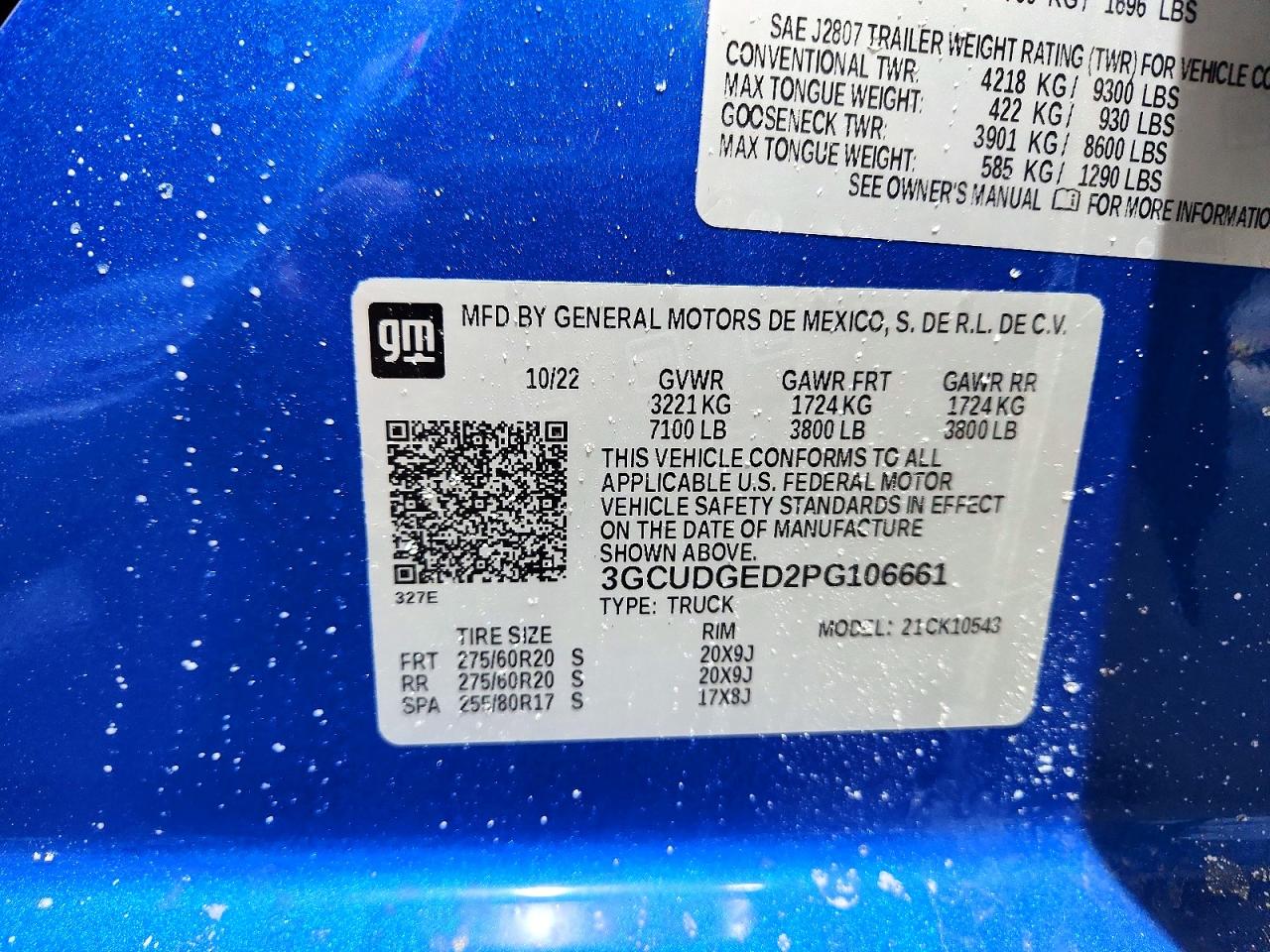 2023 CHEVROLET SILVERADO K1500 LTZ photo 13