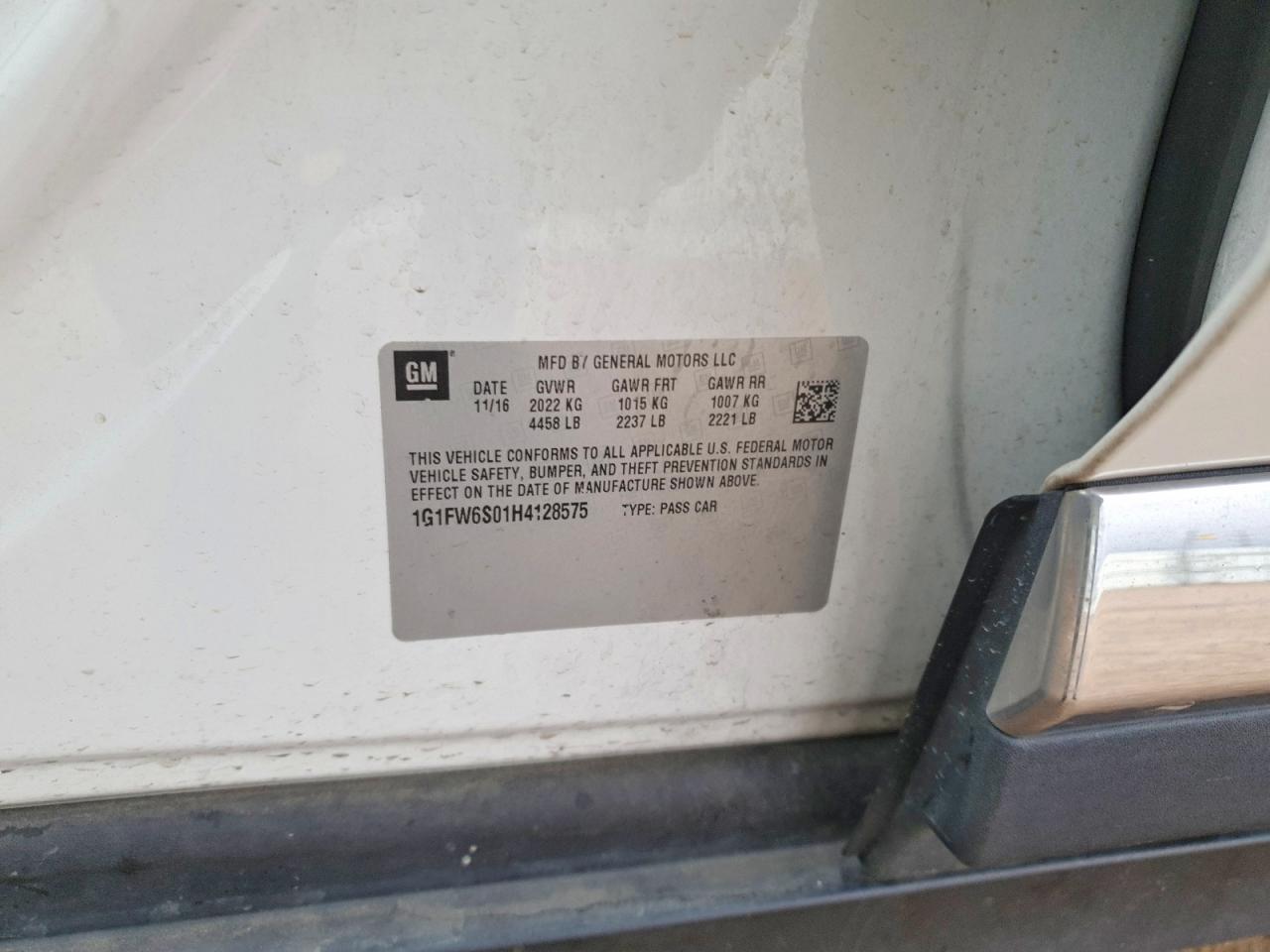 2017 CHEVROLET BOLT EV LT photo 34