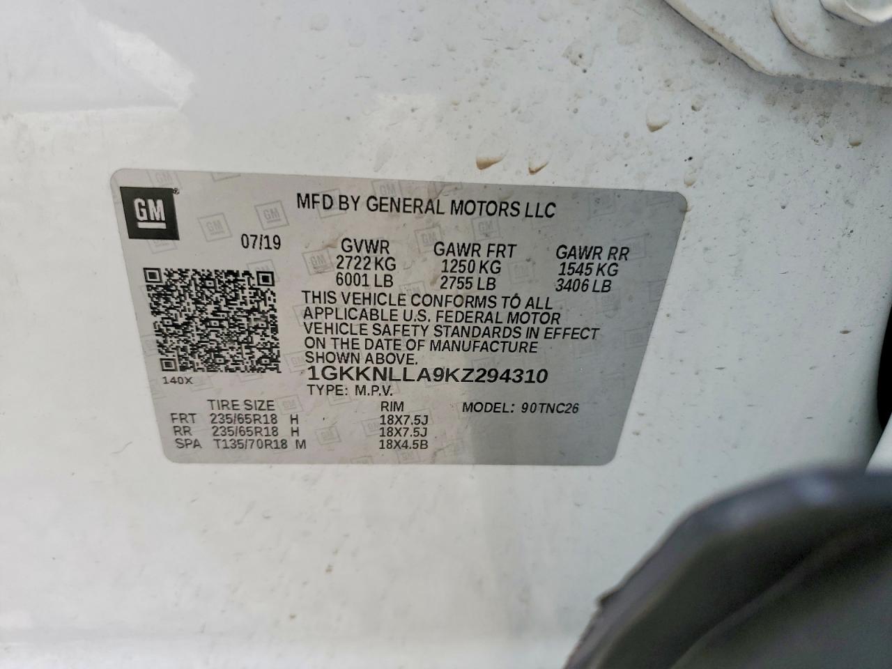 2019 GMC ACADIA SLE photo 27